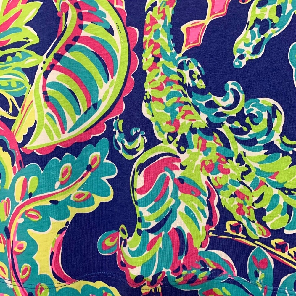 Lilly Pulitzer Marlowe Tee T-Shirt Shift Dress Toucan Play sz XXS 00 0 - Picture 8 of 8